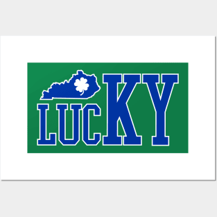 LUCKY Kentucky St. Patrick's Day Posters and Art